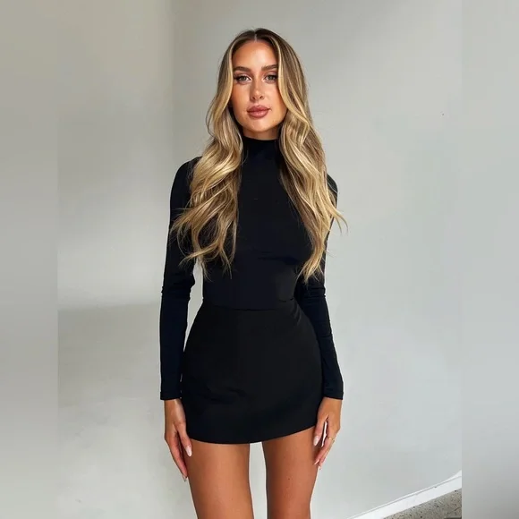 sparkle mini dress long sleeve LONG SLEEVE MINI SEQUIN DRESS – David Koma